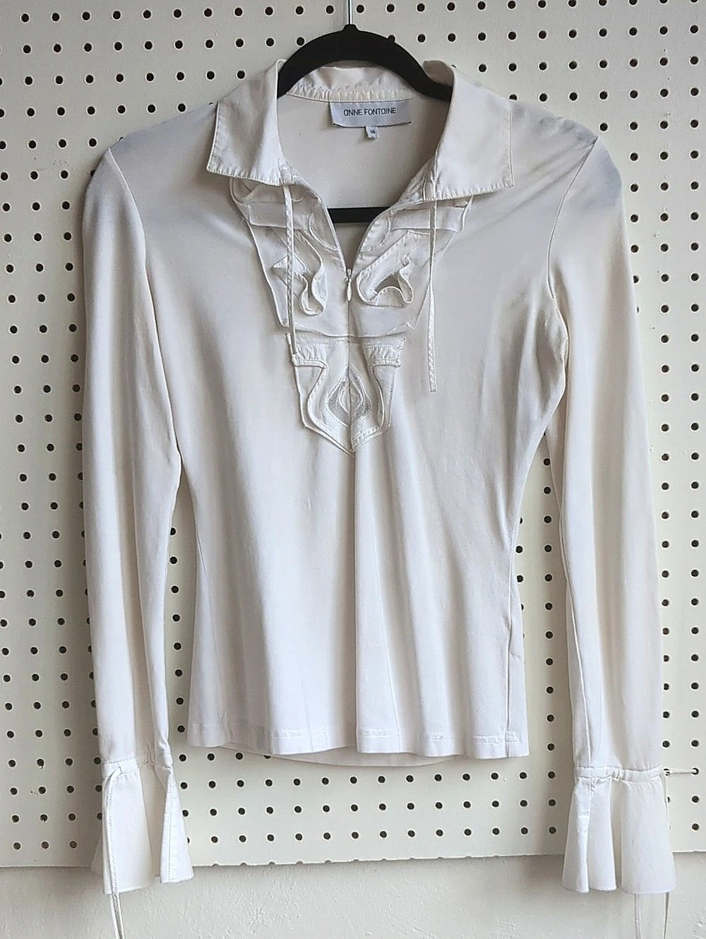Anne Fontaine White Tunic Top